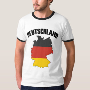 Camiseta Mapa de alemanhas - Bandeira Alemã - Viagem da Ale