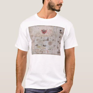 Camiseta Mapa de America do Norte oriental