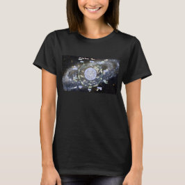 Camiseta Mapa de Andrômeda -- Starquest, feminino