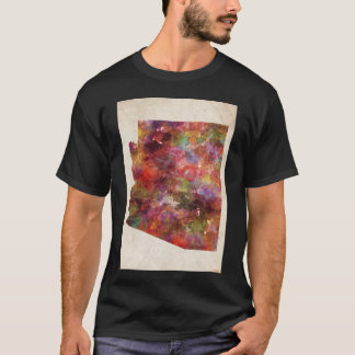 Camiseta Mapa de arizonas Superdimensionado