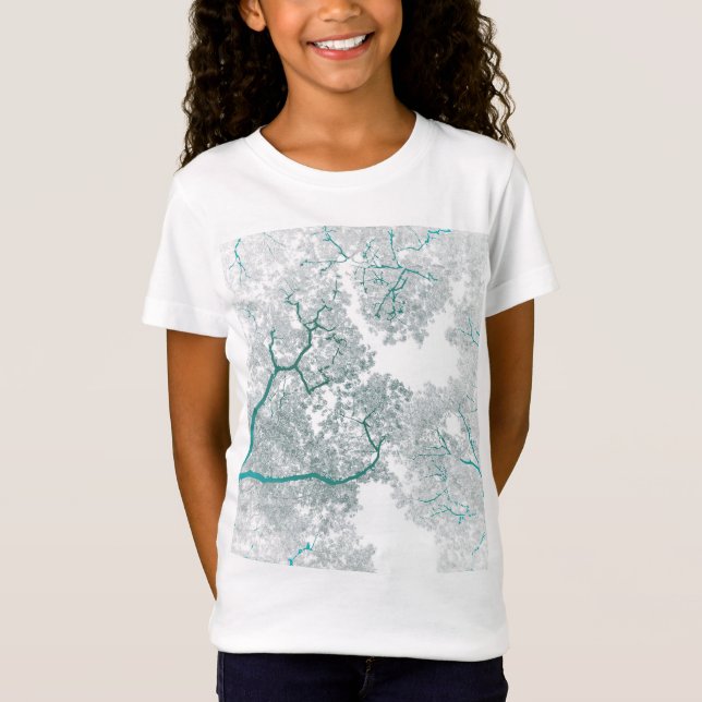 Camiseta Mapa de Árvores 3 (Frente)