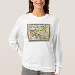 Camiseta Mapa de Ásia