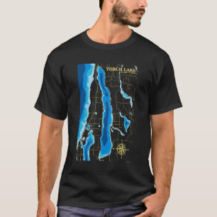 Camiseta Mapa de Aventura do Lago Torch