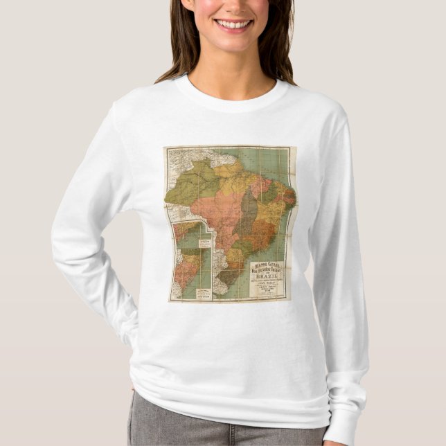 Camiseta Mapa de Brasil (Frente)