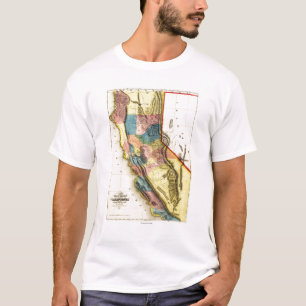 Camiseta Mapa de CaliforniaPanoramic