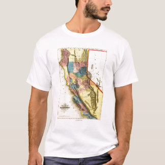 Camiseta Mapa de CaliforniaPanoramic
