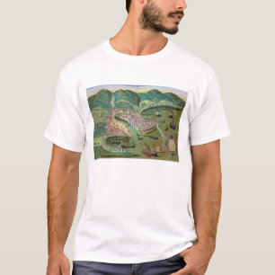 Camiseta Mapa de Chios, de "Civitates Orbis Terrarum" por G