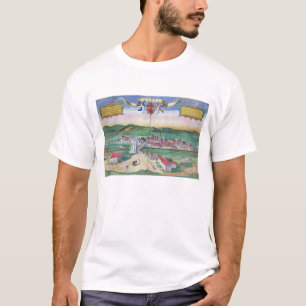 Camiseta Mapa de Córdova, de "Civitates Orbis Terrarum"