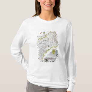 Camiseta Mapa de Cumberland, 'do inglês de Moule