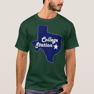 Camiseta Mapa de Estado Azul Lone - Marinho da Estação Univ