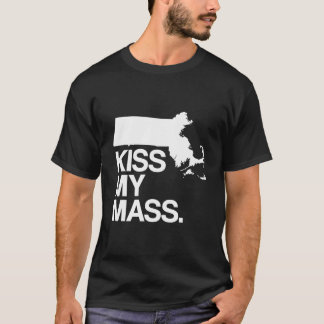 Camiseta Mapa de Estado do Funny Massachusetts Slogan