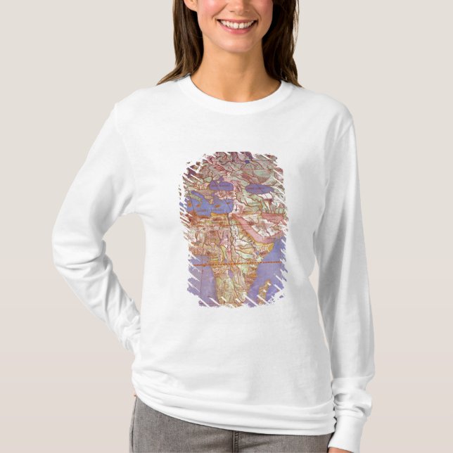 Camiseta Mapa de Europa e de África (Frente)