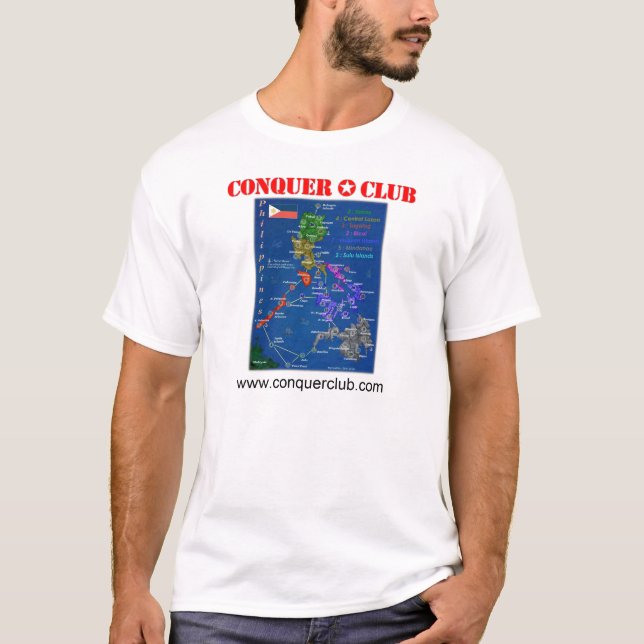 Camiseta Mapa de Filipinas (Frente)