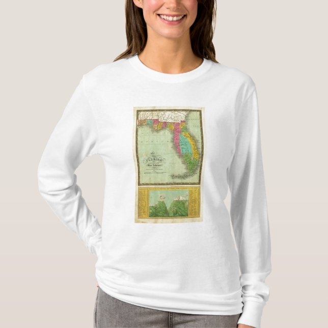 Camiseta Mapa de Florida (Frente)
