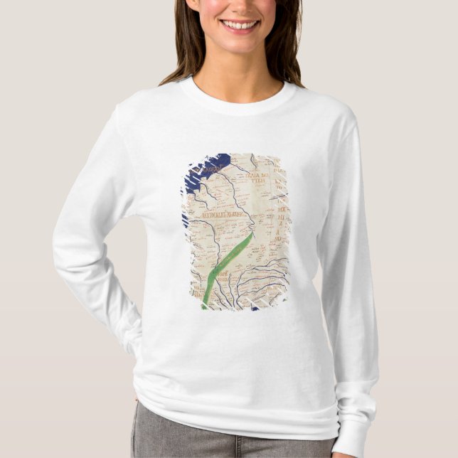 Camiseta Mapa de France, 'de Geographia (Frente)