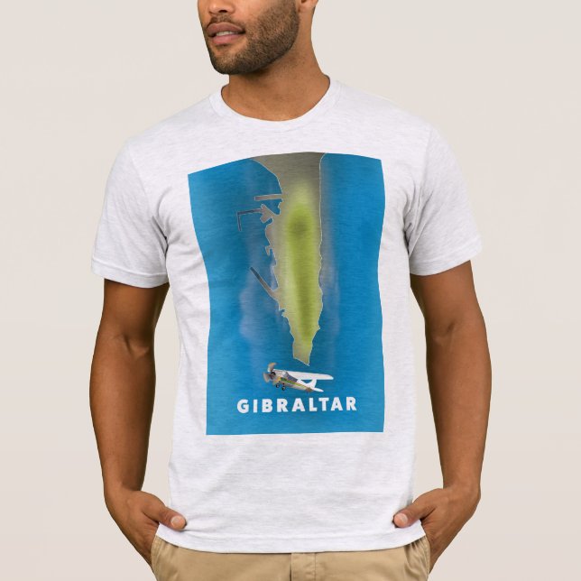 Camiseta Mapa de Gibraltar (Frente)