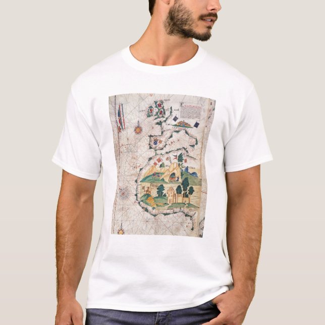 Camiseta Mapa de Grâ Bretanha (Frente)