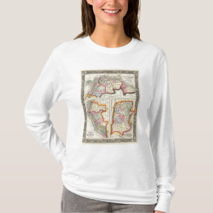 Camiseta Mapa de Granada, de Venezuela, e de Guiana novos