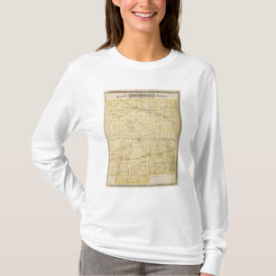 Camiseta Mapa de Hendricks County