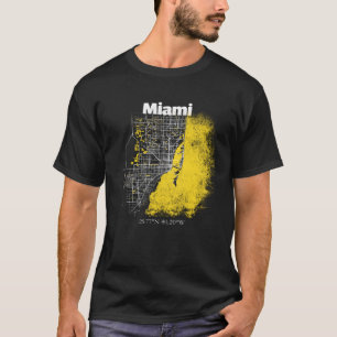 Camiseta Mapa de Hometown do Orgulho de Souvenir na Rua Mia