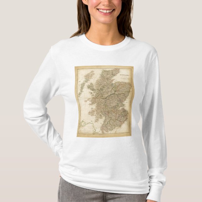 Camiseta Mapa de Inglaterra (Frente)