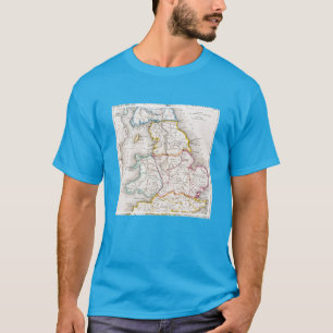 Camiseta Mapa de Inglaterra Britannia Antiqua