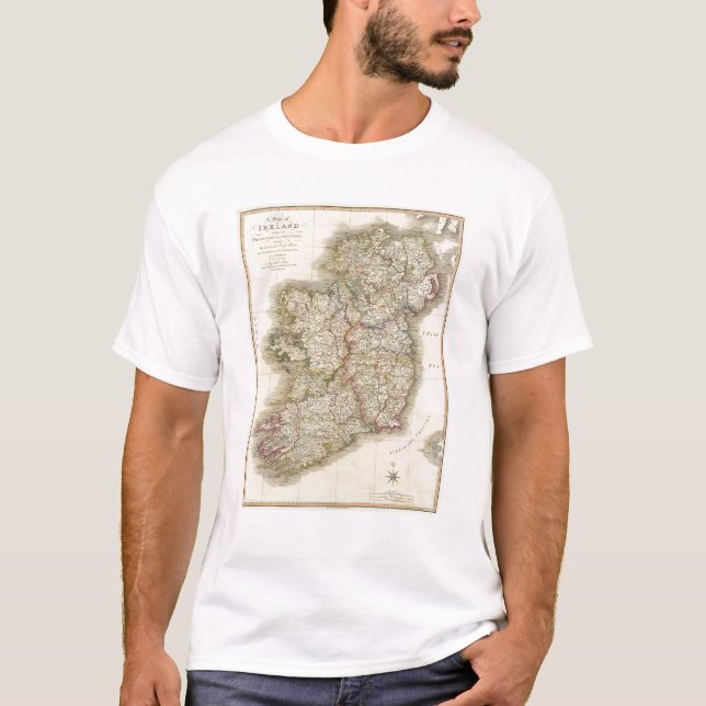 Camiseta Mapa de Ireland (Frente)