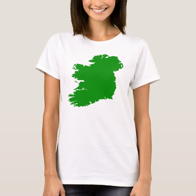 Camiseta Mapa de Ireland (Frente)