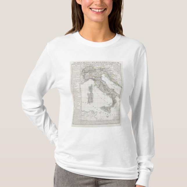 Camiseta Mapa de Italia (Frente)