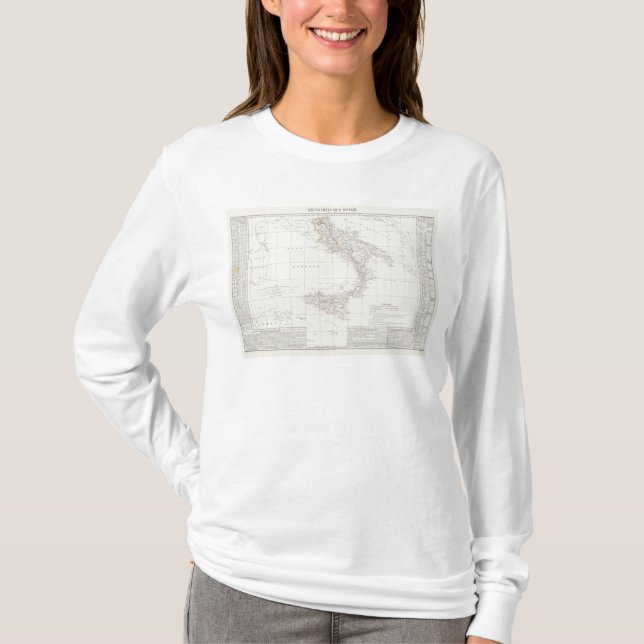 Camiseta Mapa de Italia (Frente)