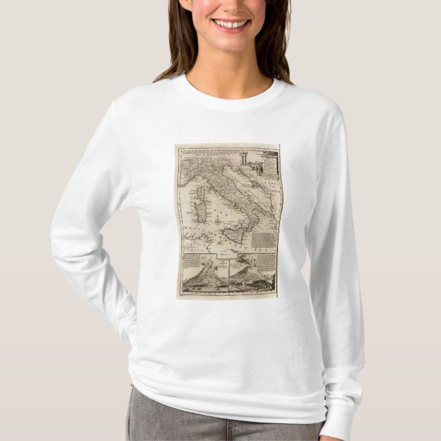 Camiseta Mapa de Italia (Frente)