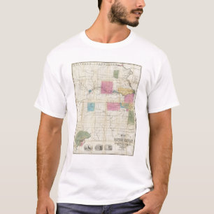 Camiseta Mapa de Kansas oriental