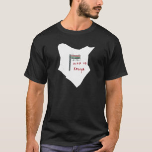 Camiseta Mapa de Kenya