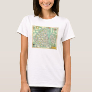 Camiseta Mapa de Maastricht, 'de Civitates Orbis Terrarum