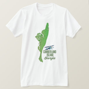 Camiseta Mapa de Massachusetts de Nantucket