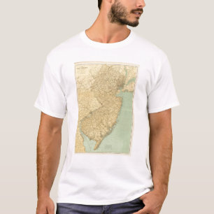 Camiseta Mapa de New-jersey