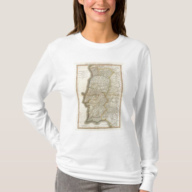 Camiseta Mapa de Portugal (Frente)