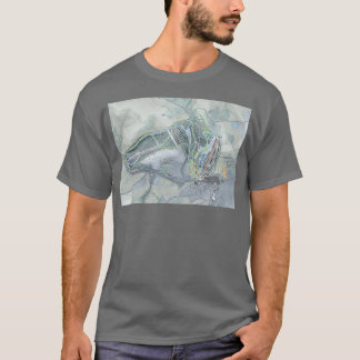 Camiseta Mapa de Rastreio de Peak Resort Grego