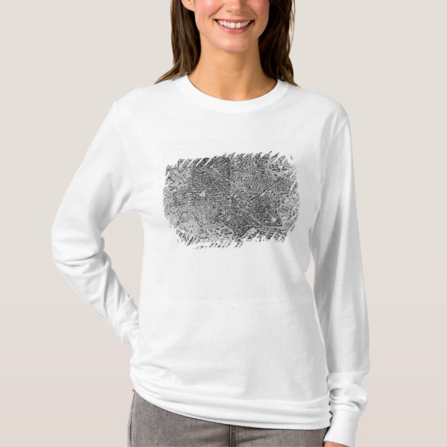 Camiseta Mapa de Roma, 1579 (Frente)