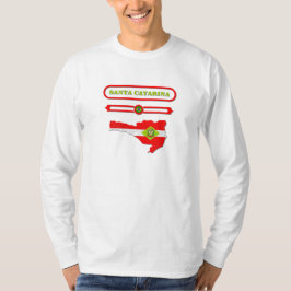 CAMISETA MAPA DE SANTA CATARINA. SAMER BRASIL