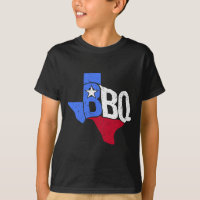 Mapa De Sinalizador E Byrbecue Do Estado Do Texas