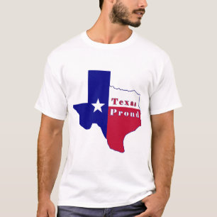 Camiseta Mapa de Sinalizador Ortod do Texas