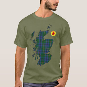 Camiseta Mapa de Tartan Clan Johnstone [EDIT]