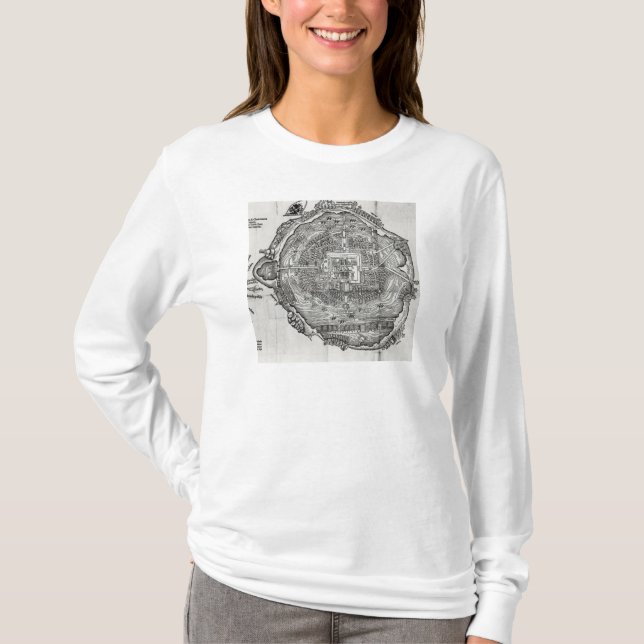 Camiseta Mapa de Tenochtitlan (Frente)