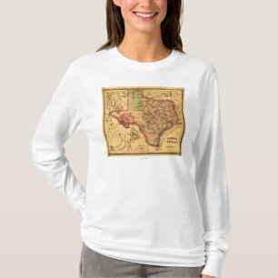 Camiseta Mapa de TexasPanoramic