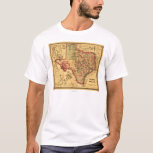 Camiseta Mapa de TexasPanoramic