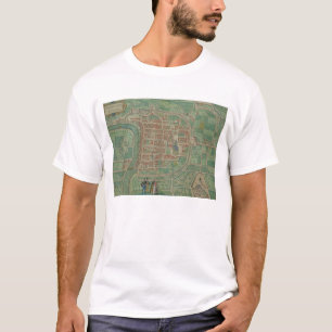 Camiseta Mapa de Trento, de "Civitates Orbis Terrarum"