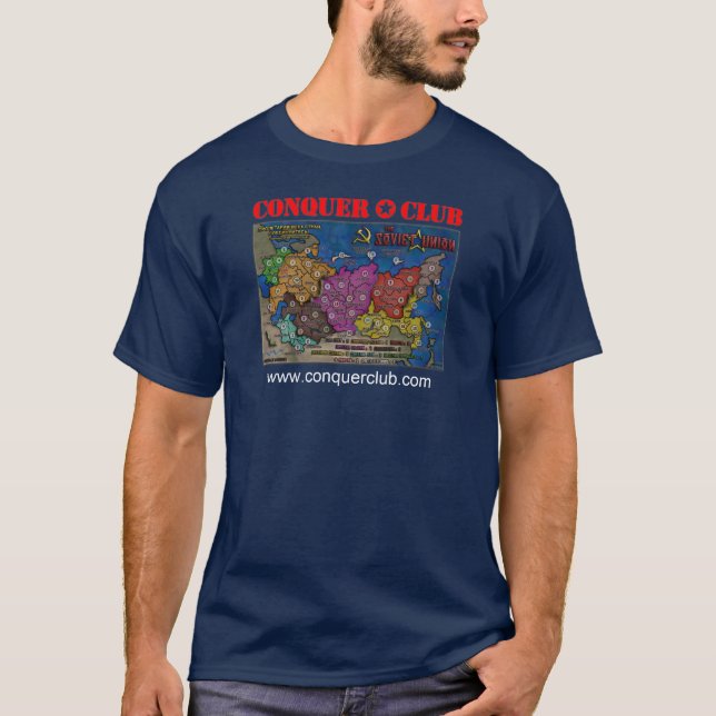 Camiseta Mapa de União Soviética (Frente)