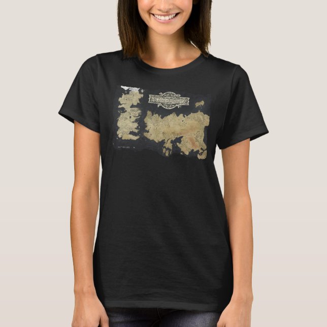 Camiseta Mapa de Westeros (Frente)
