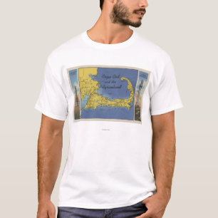 Camiseta Mapa detalhado do Pilgrimland